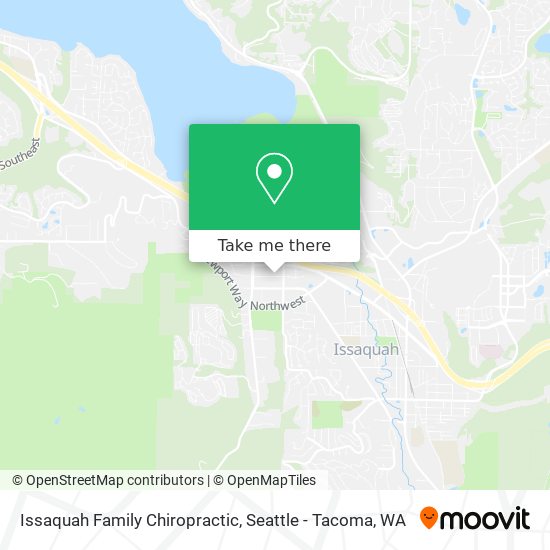 Issaquah Family Chiropractic map