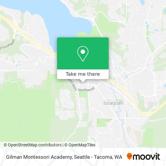 Mapa de Gilman Montessori Academy