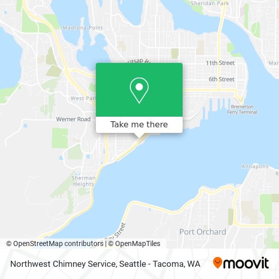 Northwest Chimney Service map