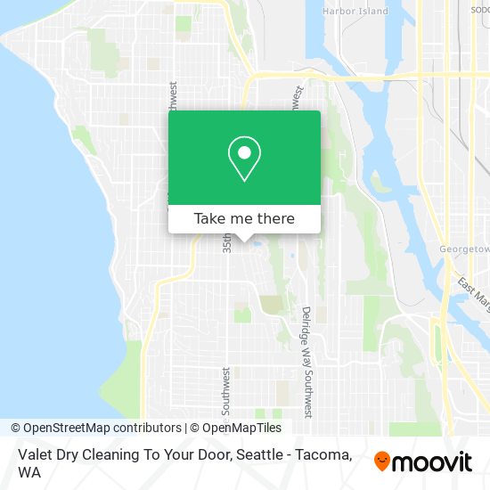 Valet Dry Cleaning To Your Door map