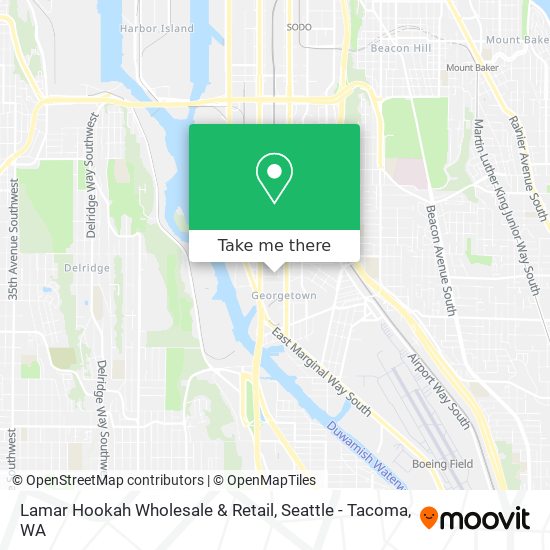 Lamar Hookah Wholesale & Retail map