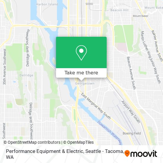 Performance Equipment & Electric map