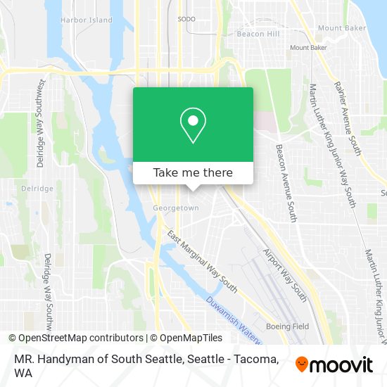 Mapa de MR. Handyman of South Seattle