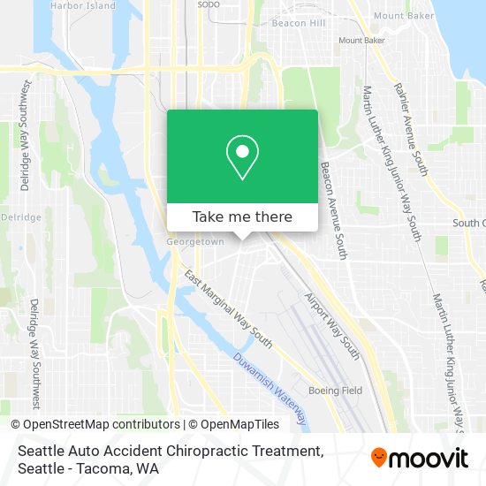 Seattle Auto Accident Chiropractic Treatment map