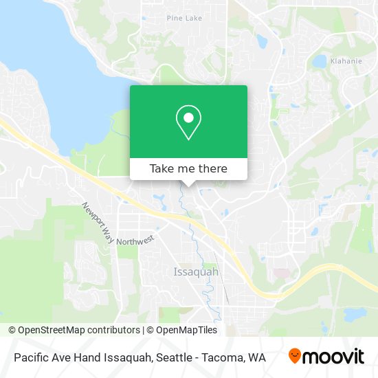 Mapa de Pacific Ave Hand Issaquah