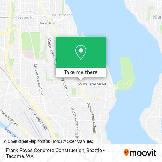Frank Reyes Concrete Construction map