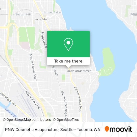 Mapa de PNW Cosmetic Acupuncture