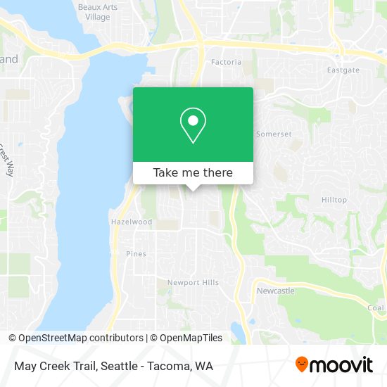 May Creek Trail map