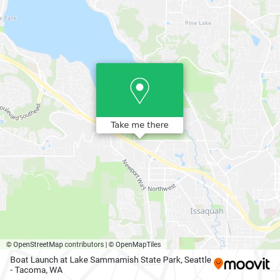 Mapa de Boat Launch at Lake Sammamish State Park