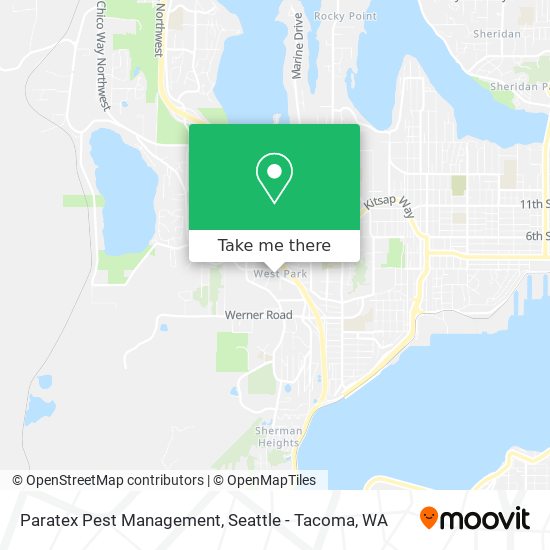 Paratex Pest Management map