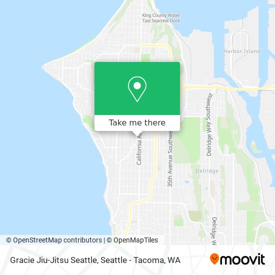 Gracie Jiu-Jitsu Seattle map