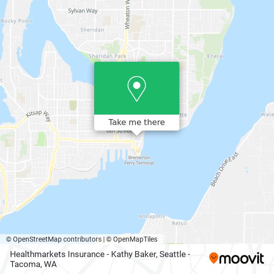 Healthmarkets Insurance - Kathy Baker map