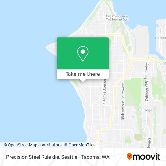 Mapa de Precision Steel Rule die