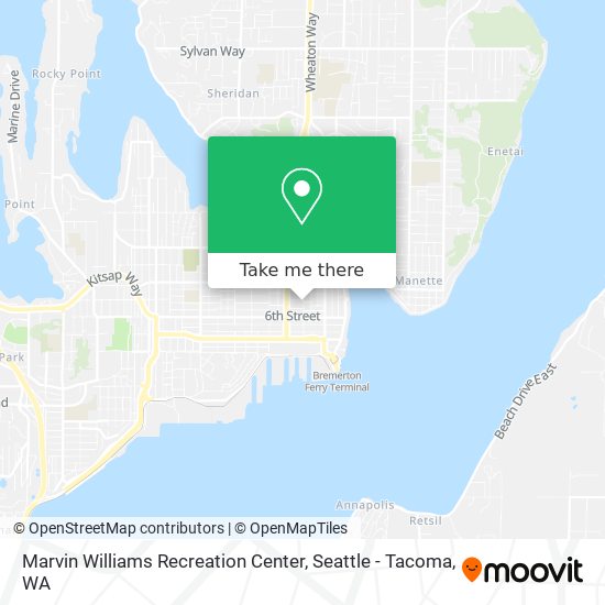 Marvin Williams Recreation Center map