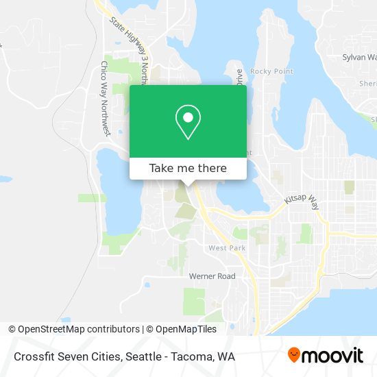 Crossfit Seven Cities map