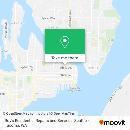 Roy's Residential Repairs and Services map