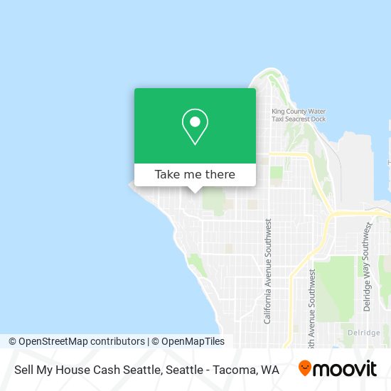 Sell My House Cash Seattle map