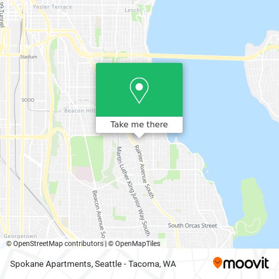 Spokane Apartments map