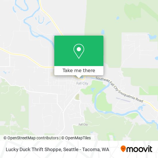 Mapa de Lucky Duck Thrift Shoppe