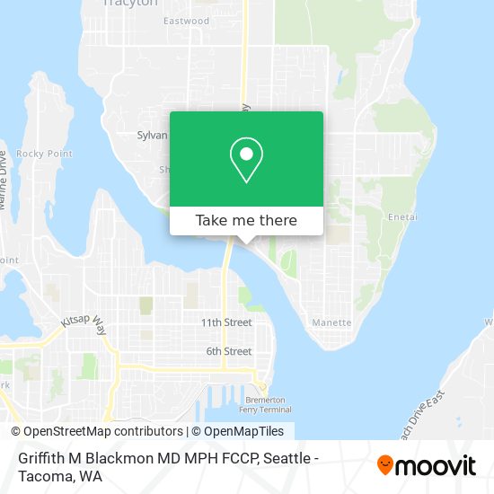 Mapa de Griffith M Blackmon MD MPH FCCP