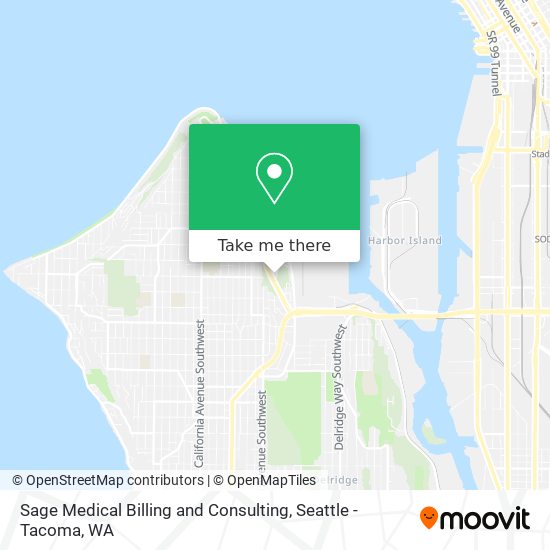 Mapa de Sage Medical Billing and Consulting