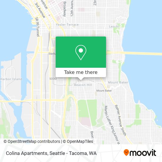 Colina Apartments map