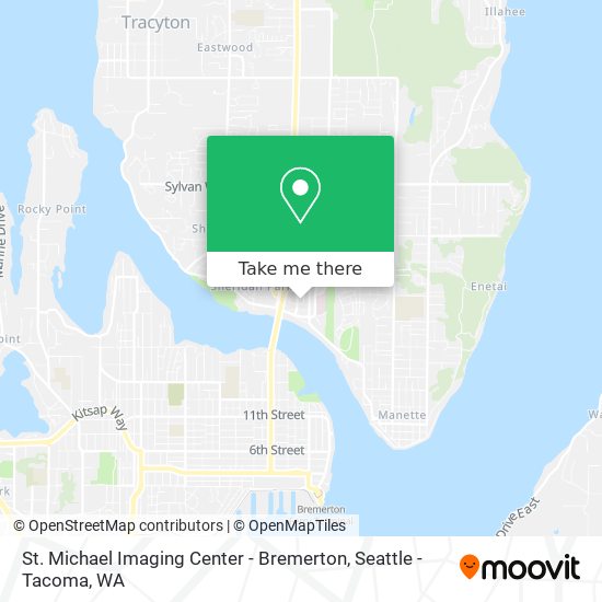 St. Michael Imaging Center - Bremerton map