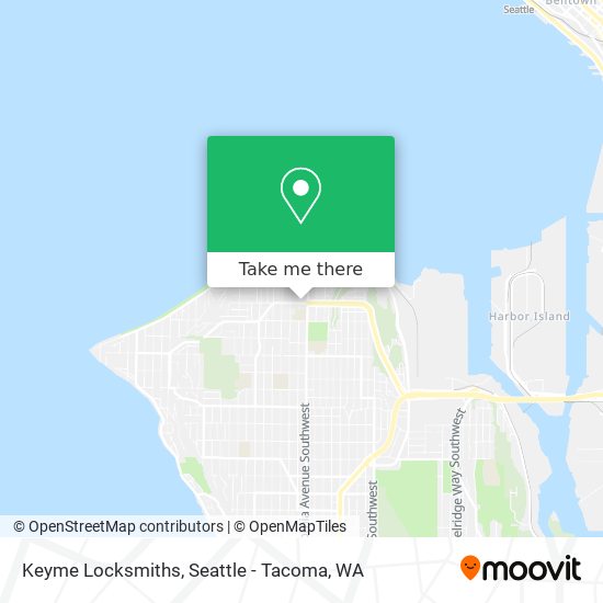 Keyme Locksmiths map