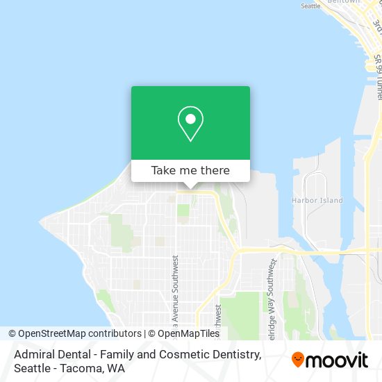 Admiral Dental - Family and Cosmetic Dentistry map