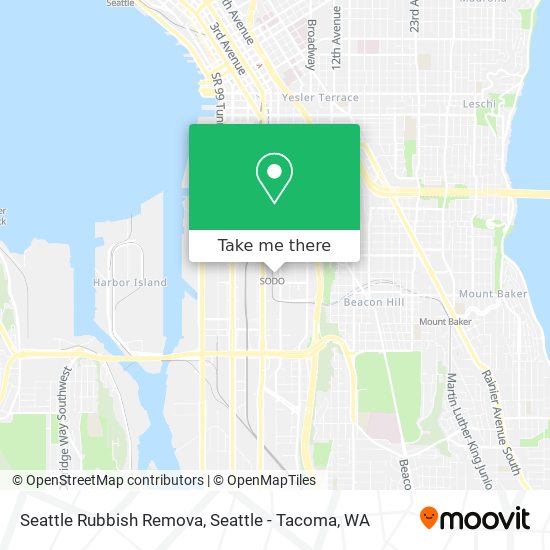 Seattle Rubbish Remova map