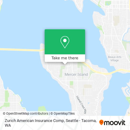 Zurich American Insurance Comp map