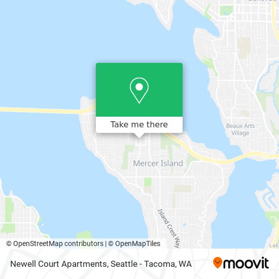 Newell Court Apartments map