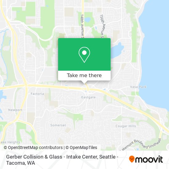 Gerber Collision & Glass - Intake Center map
