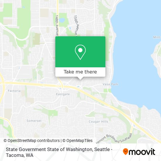 State Government State of Washington map