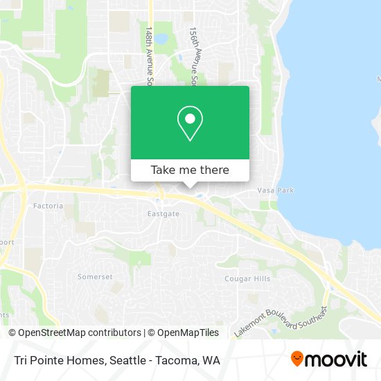 Tri Pointe Homes map