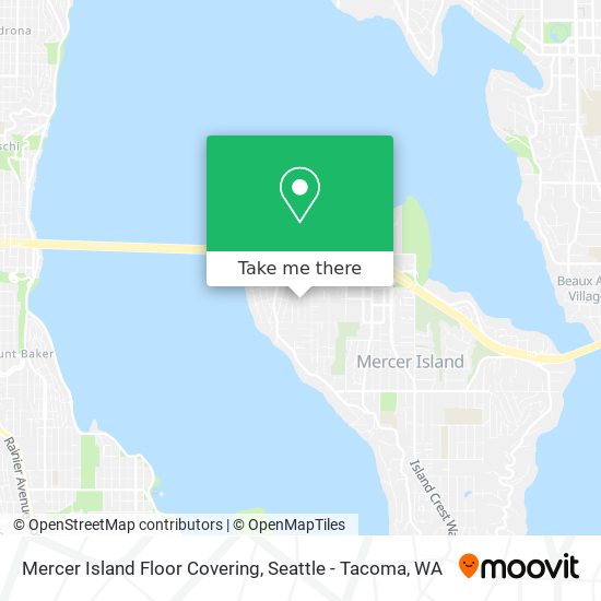 Mapa de Mercer Island Floor Covering