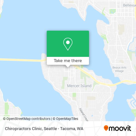 Chiropractors Clinic map