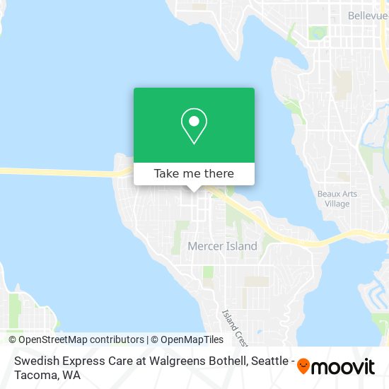 Mapa de Swedish Express Care at Walgreens Bothell