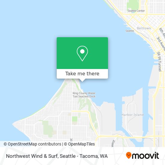 Northwest Wind & Surf map