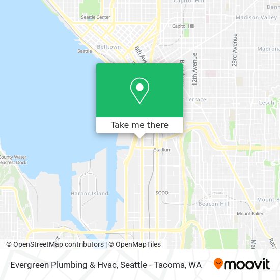 Evergreen Plumbing & Hvac map