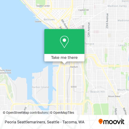 Peoria Seattlemariners map