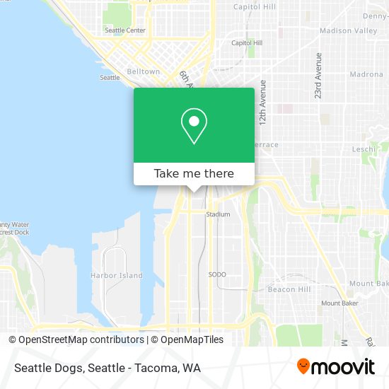 Mapa de Seattle Dogs