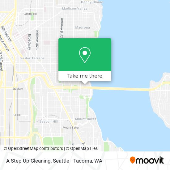 A Step Up Cleaning map