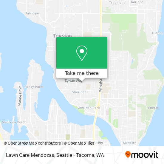 Lawn Care Mendozas map