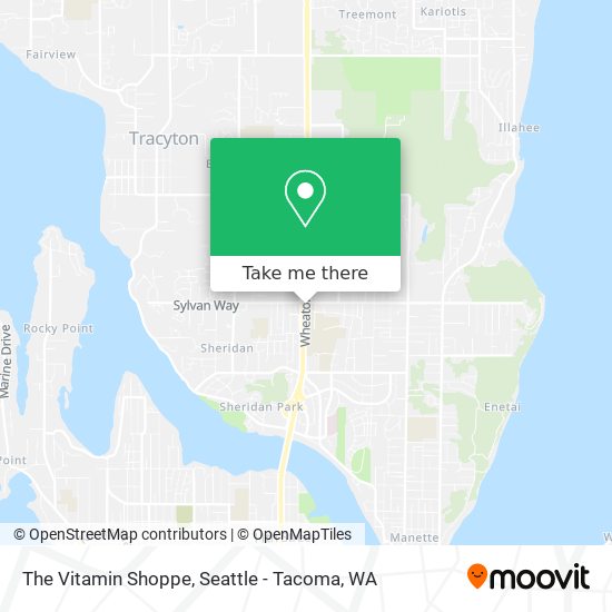 Mapa de The Vitamin Shoppe