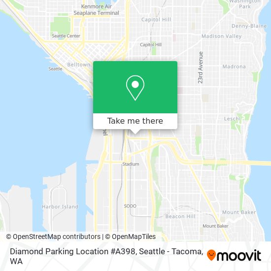 Diamond Parking Location #A398 map