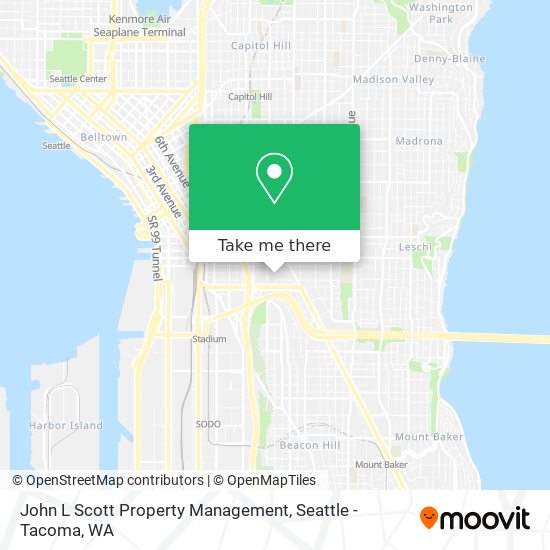 John L Scott Property Management map