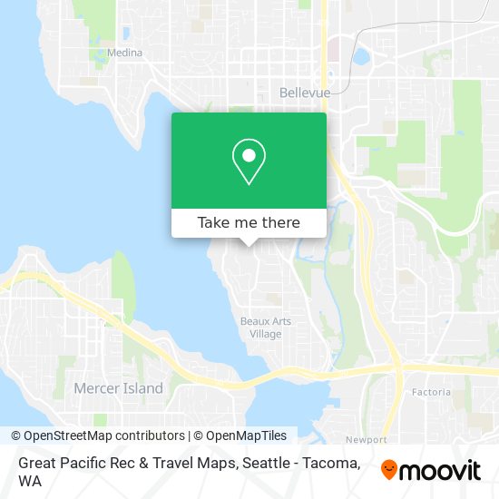 Great Pacific Rec & Travel Maps map