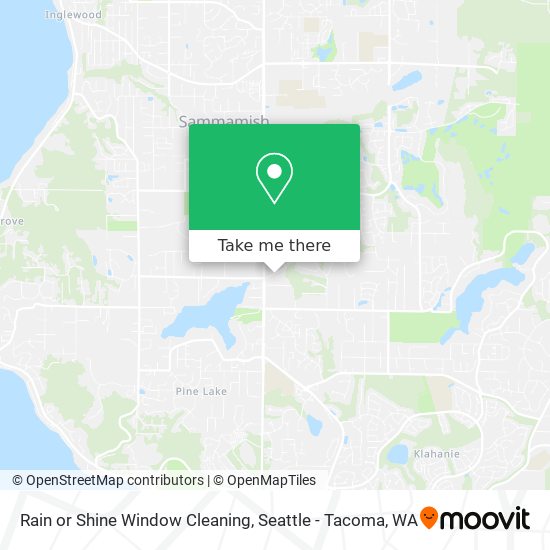 Rain or Shine Window Cleaning map