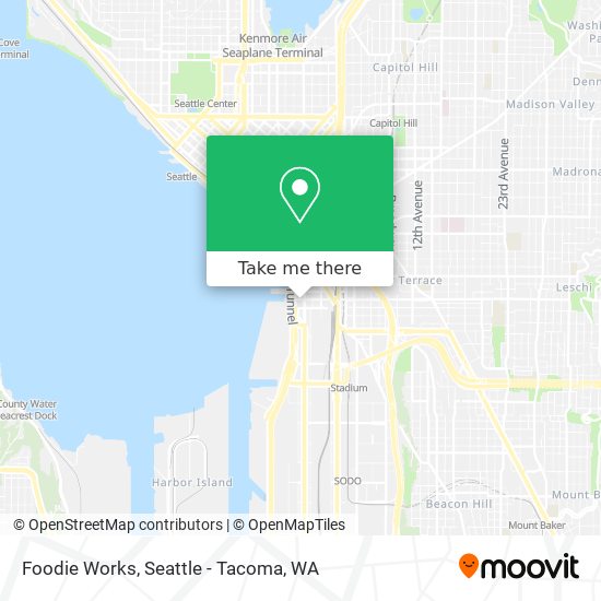 Foodie Works map